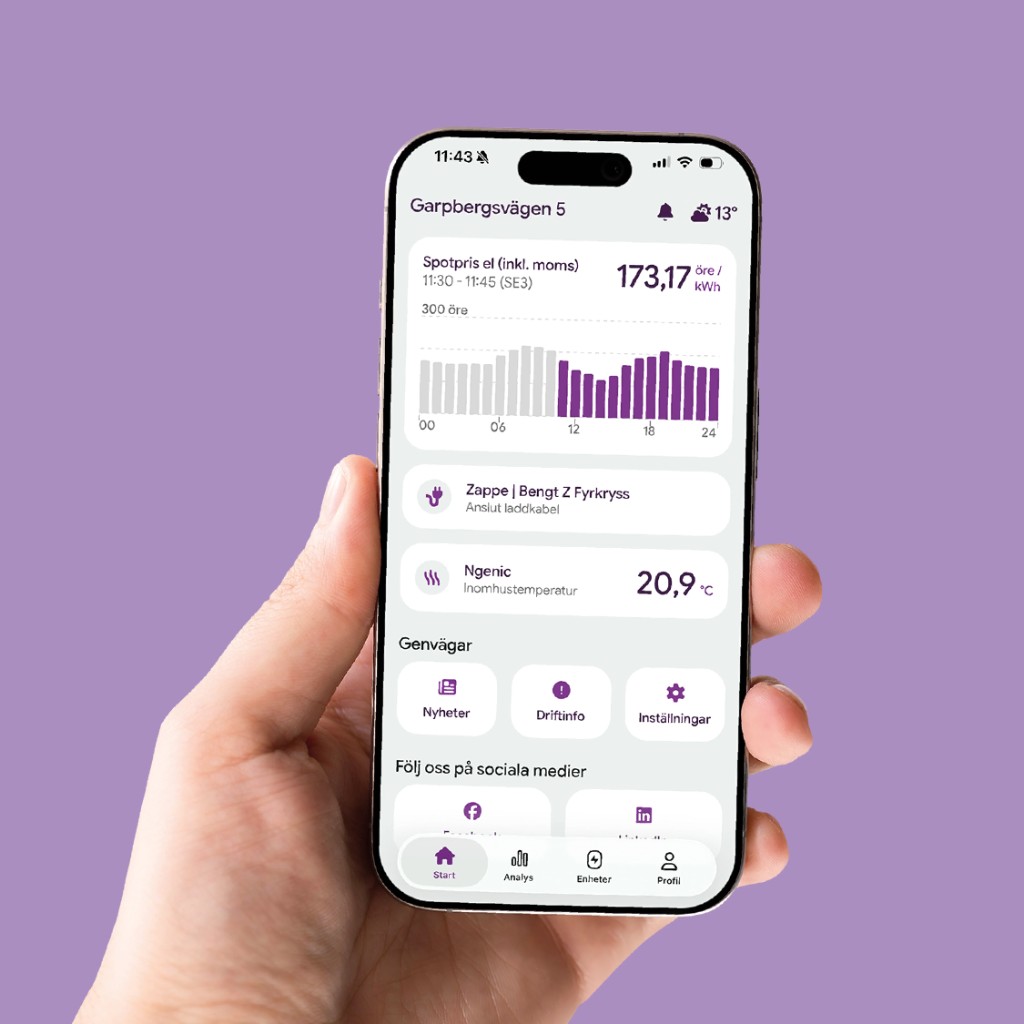 Värmestyrning i Power App